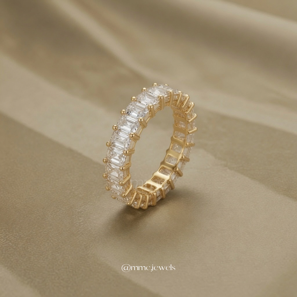 Emerald-cut Eternity Ring