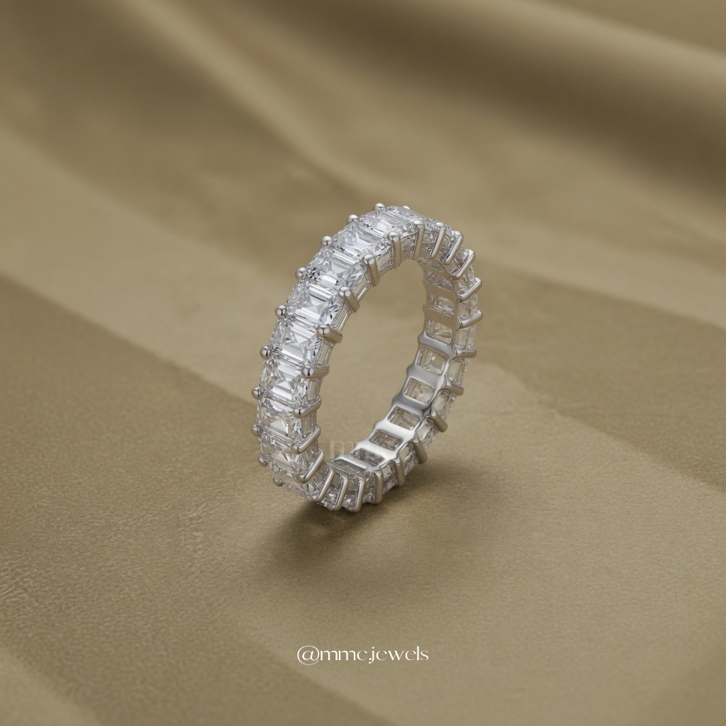 Emerald-cut Eternity Ring